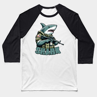 Tactical Shark Baseball T-Shirt